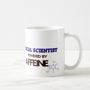 Caneca De Café Cientista social psto pela cafeína
