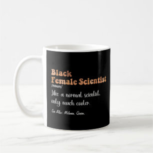 Caneca De Café Cientistas Engraçados em Definição de Mulheres Neg