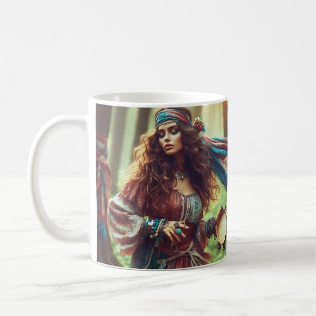 CANECA DE CAFÉ CIGANA DANÇANTE (Esquerda)