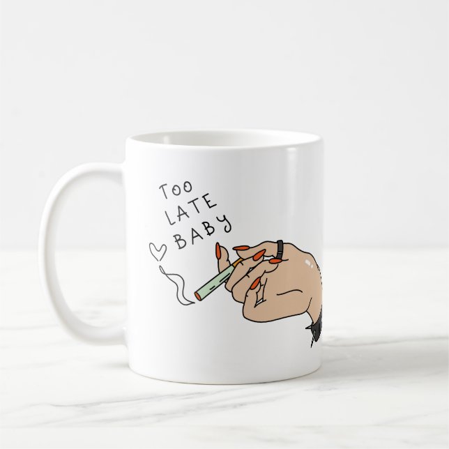Caneca De Café Cigarro em mãos anti-Namorados (Esquerda)