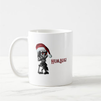 Caneca De Café Cigarros Natal Esqueleto Humbug