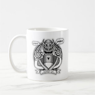 Caneca De Café Ciggy Diz Fumaça!