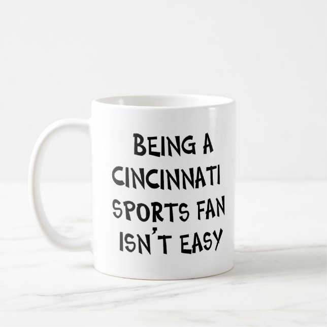 Caneca De Café cincinnati sports fan, being (Esquerda)