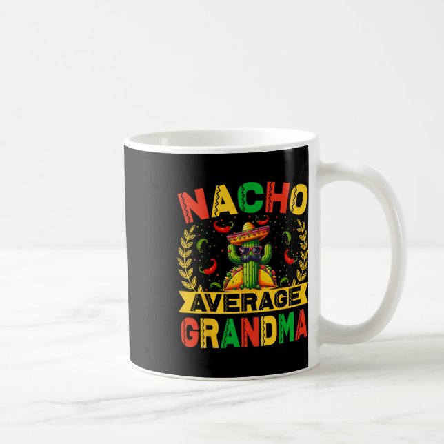 Caneca De Café Cinco De Mayo Divertida Nacho Avó Média Cinco De (Direita)