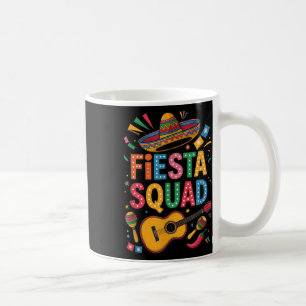 Caneca De Café Cinco De Mayo Fiesta Squad Sombrero Guitar Diversã