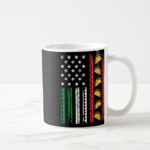 Caneca De Café Cinco de Mayo Funny Tacos Grunge Bandeira American
