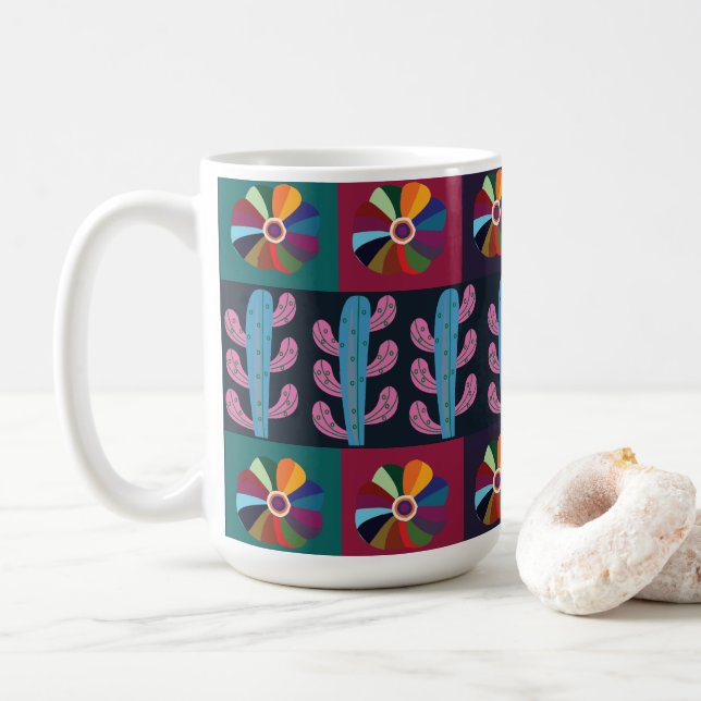 Caneca De Café Cinco De Mayo Mexicano (Com Donut)
