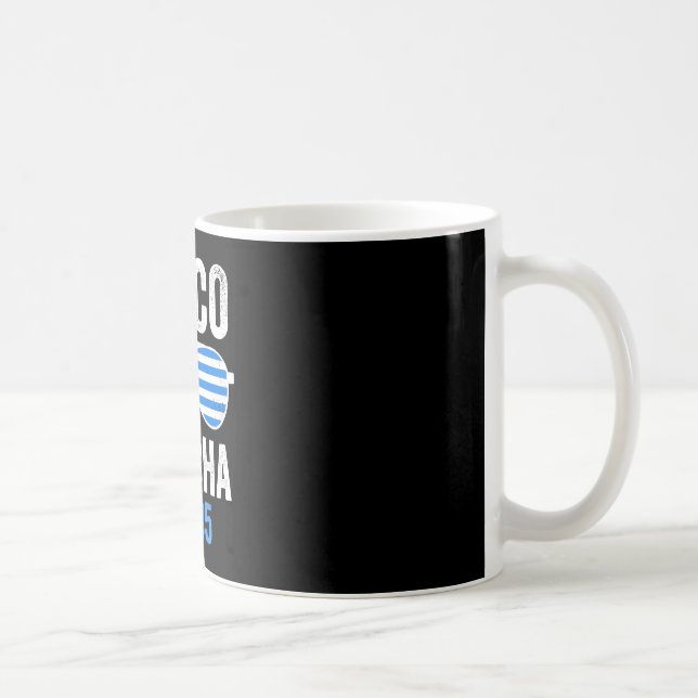 Caneca De Café Cinco De Pascha Bandeira da Grécia Páscoa Grega En (Direita)