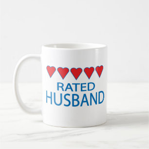 Caneca De Café Cinco Marido Coração