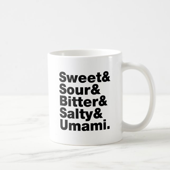 Caneca De Café Cinco Sabores Básicos (Direita)