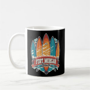 Caneca De Café Cinco surfboards Fort Morgan Beach Al