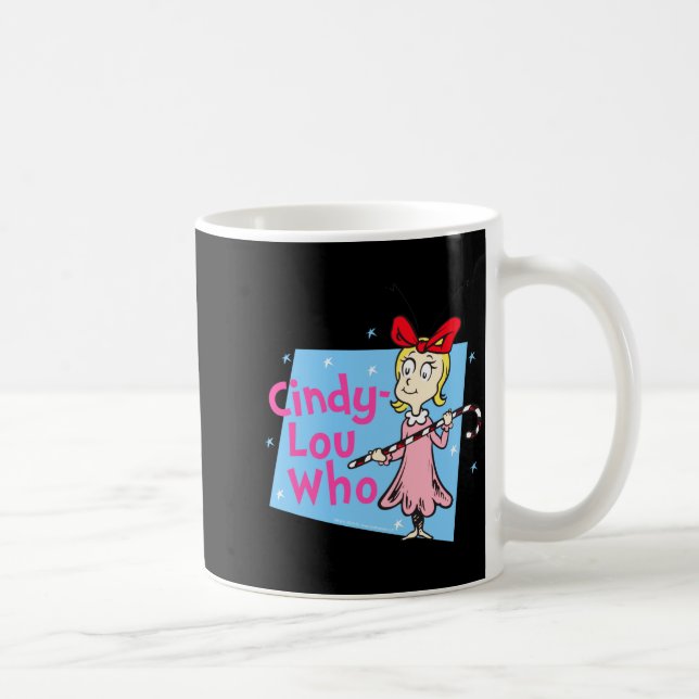 Caneca De Café Cindy Lou Who Candy Cane  (Direita)