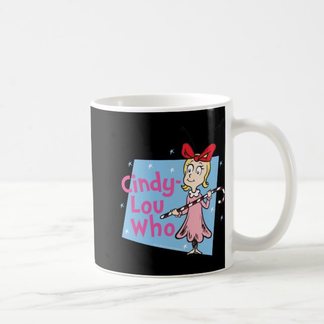 Caneca De Café Cindy Lou Who Candy Cane T Shirt  (Direita)