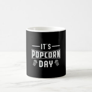 Caneca De Café Cinema Popcorn Day Snack Filme Pop Filme Presente 