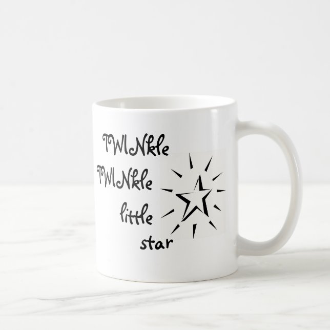 Caneca De Café Cintilação, cintilação pouca estrela (Direita)