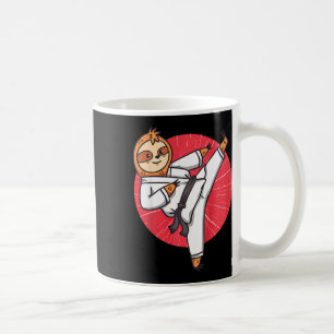 Caneca De Café Cinto Preto de Karatê Infantil Preguiça Diversão A
