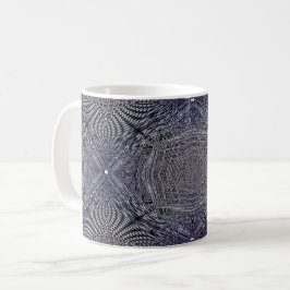 Caneca De Café Cinza Azul