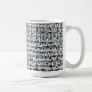 Caneca De Café Cinza Burlap