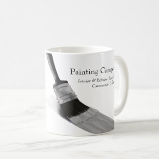 Caneca De Café Cinza de Pincel da Companhia de Pintor