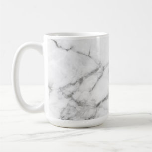 Caneca De Café Cinza Marble Mug