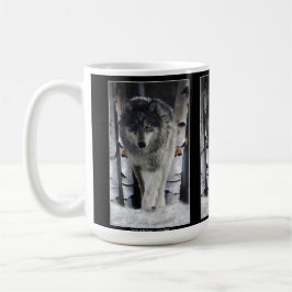Caneca De Café CINZA PACK WOLF Wildlife Gift Mugs