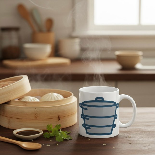 Caneca De Café Cinza Pote (Criador carregado)