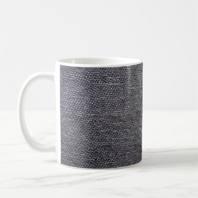 Caneca De Café cinza preta (Esquerda)