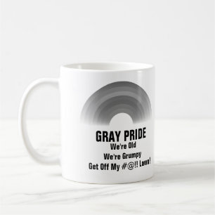 Caneca De Café Cinza Pride