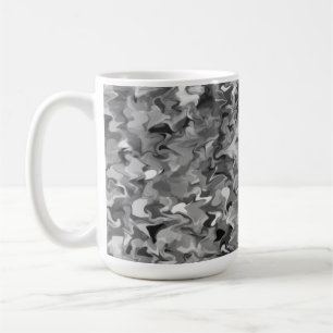 Caneca De Café Cinza Swirl 15oz Mug