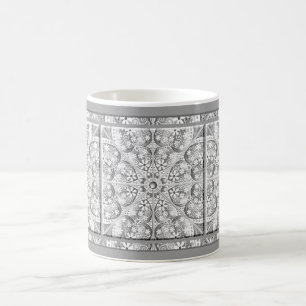 Caneca De Café Cinzas de rendas cerâmicas