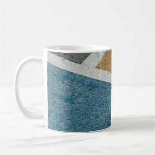 Caneca De Café Cinzas de término, amarelas e pavimentação pint