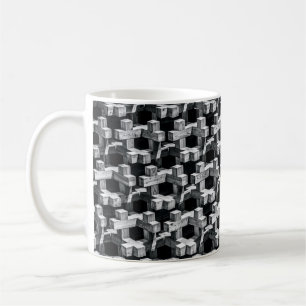 Caneca De Café Cinzas e cruz negra