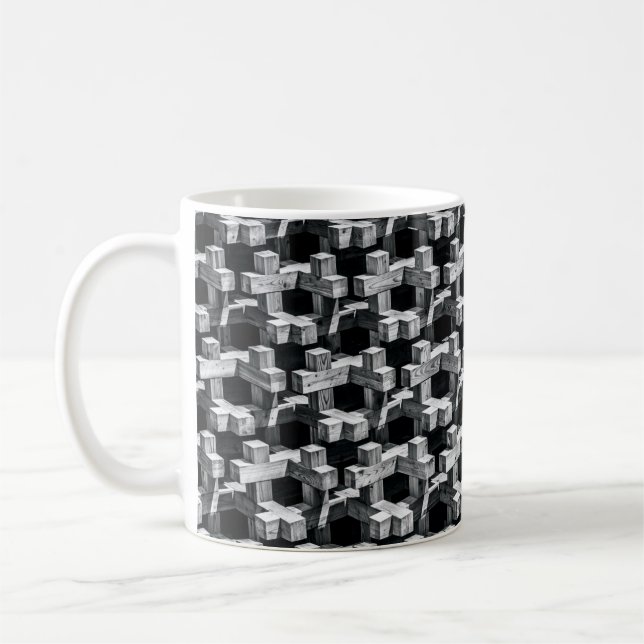 Caneca De Café Cinzas e cruz negra (Esquerda)
