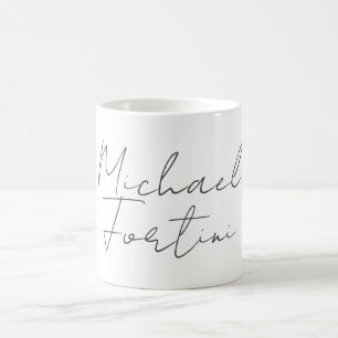 Caneca De Café Cinzas modernas minimalistas profissionais