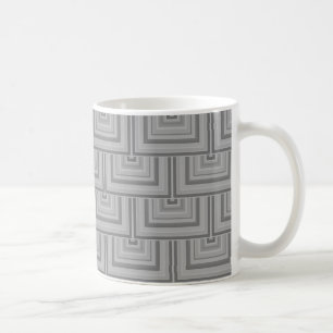 Caneca De Café Cinzas quadradas