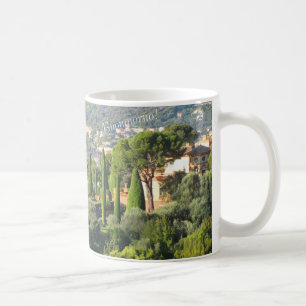 CANECA DE CAFÉ CIPRESSO ITALIANO CENÍFICO COLINA A UM MOMENTO TU