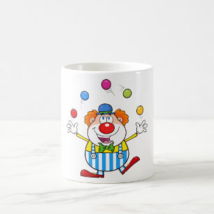 Caneca De Café Circo Divertido Palhaço De Malabarismo