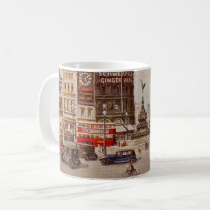 Caneca De Café Circo Londres de Piccadilly do vintage