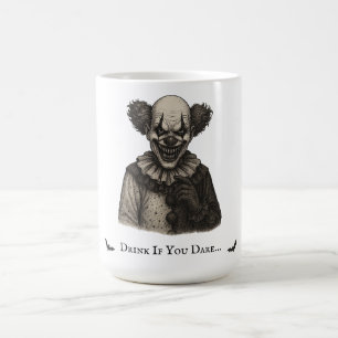 Caneca De Café Circo Vintage   Halloween do Tema do Carnaval Asso