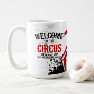 Caneca De Café Circo Whimsical