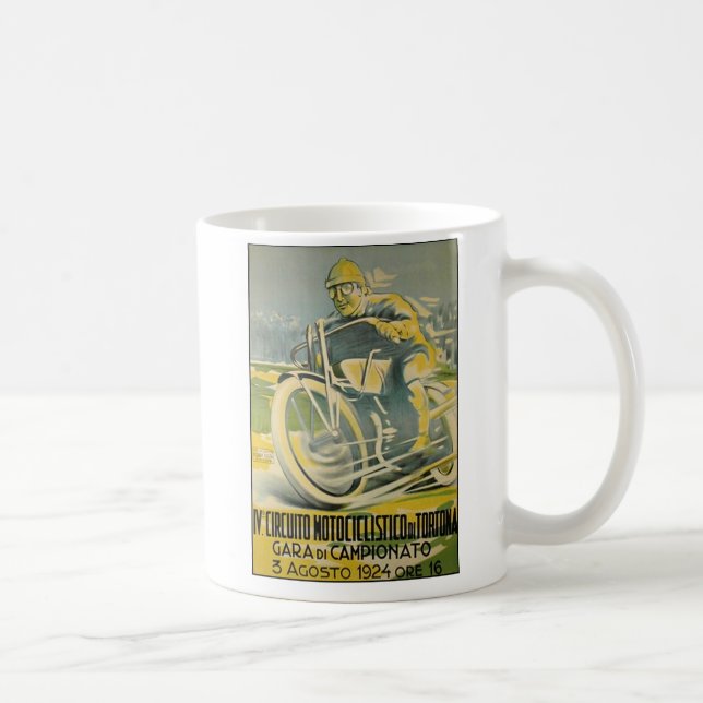Caneca De Café Circuito Motociclistico-1924 (Direita)