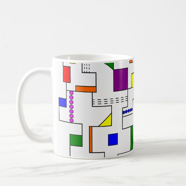 Caneca De Café Circuitos Bauhaus (Esquerda)