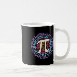 Caneca De Café Circular De Camisa Do Dia Pi 3.14 Pi Escola De Est