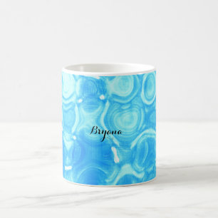 Caneca De Café Círculo de Arte em Espiral com Glamour Retro Vinta