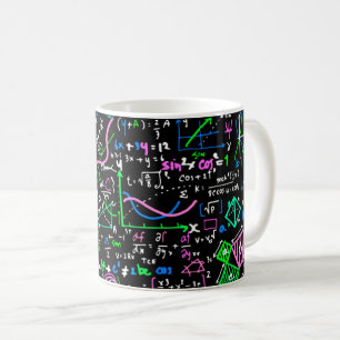 Caneca De Café Círculo de educação matemática linear em matem
