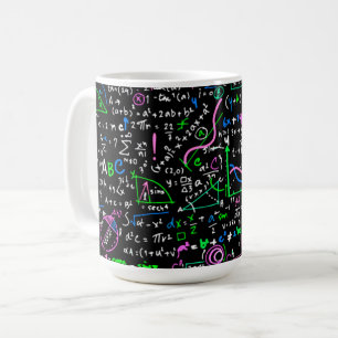 Caneca De Café Círculo de educação matemática linear em matemátic