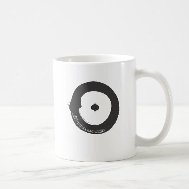 Caneca De Café círculo enso - espada (Direita)