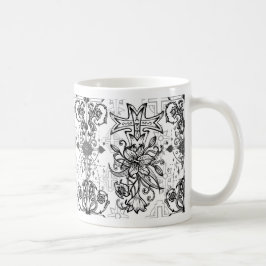 Caneca De Café Círculo Mágico Estranho Sigil Chaos Magic Witchcra