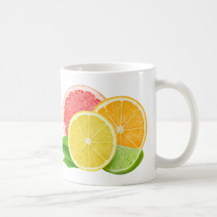 Caneca De Café Círculos de citrinos
