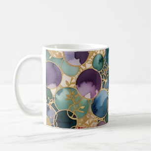 Caneca De Café "Círculos de Serenidade" Abstrato Mug por DAKimage
